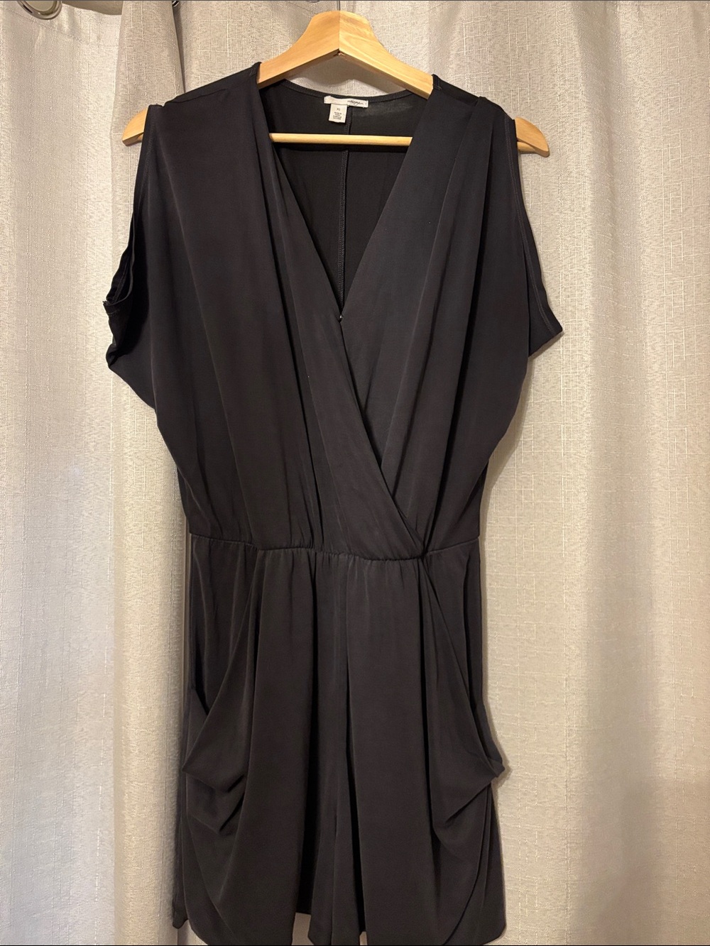 Halogen Black Sleeveless V-Neck Jumpsuit Romper